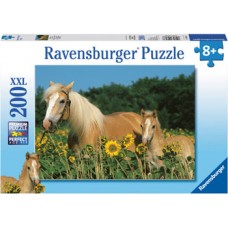 200 pc Ravensburger Puzzle - Horse Happiness XXL Pieces 